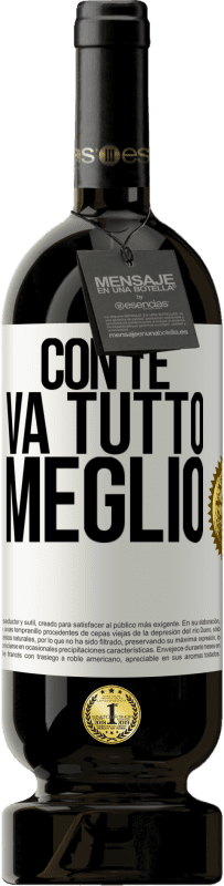 49,95 € Spedizione Gratuita | Vino rosso Edizione Premium MBS® Riserva Con te va tutto meglio Etichetta Bianca. Etichetta personalizzabile Riserva 12 Mesi Raccogliere 2015 Tempranillo