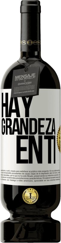 49,95 € Envío gratis | Vino Tinto Edición Premium MBS® Reserva Hay grandeza en ti Etiqueta Blanca. Etiqueta personalizable Reserva 12 Meses Cosecha 2016 Tempranillo