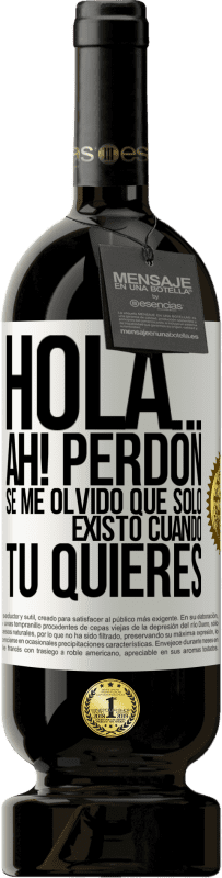 49,95 € Envío gratis | Vino Tinto Edición Premium MBS® Reserva Hola... Ah! Perdón. Se me olvidó que solo existo cuando tú quieres Etiqueta Blanca. Etiqueta personalizable Reserva 12 Meses Cosecha 2016 Tempranillo
