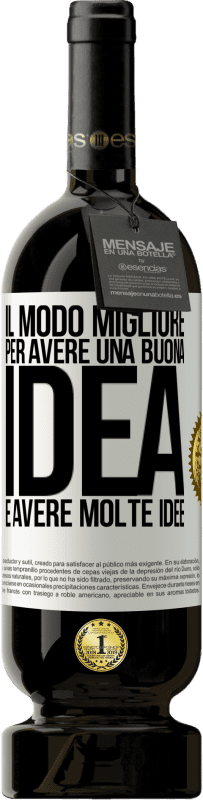 «Il modo migliore per avere una buona idea è avere molte idee» Edizione Premium MBS® Riserva