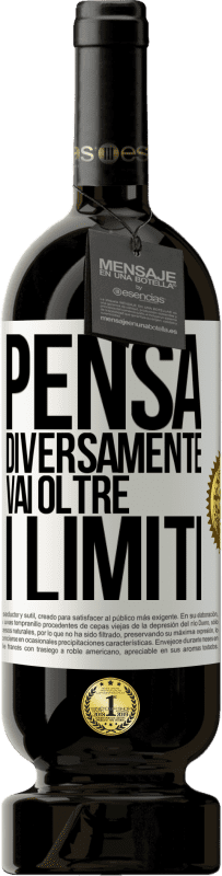 49,95 € | Vino rosso Edizione Premium MBS® Riserva Pensa diversamente. Vai oltre i limiti Etichetta Bianca. Etichetta personalizzabile Riserva 12 Mesi Raccogliere 2015 Tempranillo