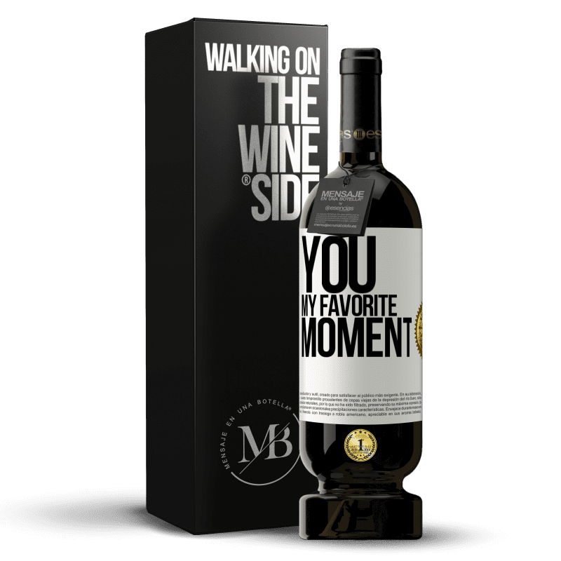 49,95 € Free Shipping | Red Wine Premium Edition MBS® Reserve You. My favorite moment White Label. Customizable label Reserve 12 Months Harvest 2016 Tempranillo