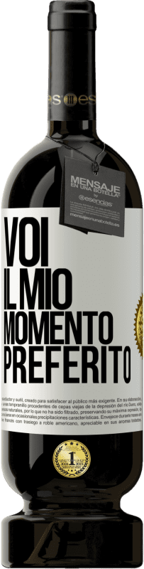 Spedizione Gratuita | Vino rosso Edizione Premium MBS® Riserva Voi. Il mio momento preferito Etichetta Bianca. Etichetta personalizzabile Riserva 12 Mesi Raccogliere 2014 Tempranillo