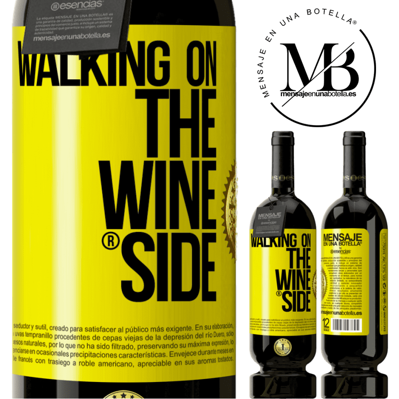 49,95 € Free Shipping | Red Wine Premium Edition MBS® Reserve Walking on the Wine Side® Yellow Label. Customizable label Reserve 12 Months Harvest 2016 Tempranillo