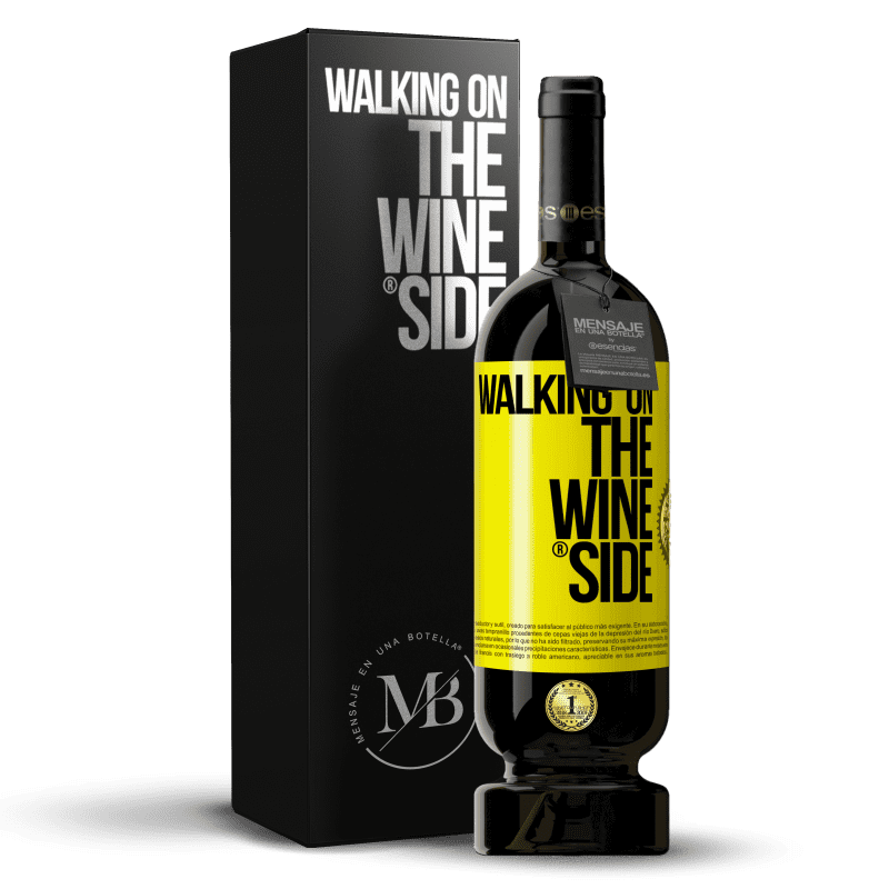 49,95 € 免费送货 | 红酒 高级版 MBS® 预订 Walking on the Wine Side® 黄色标签. 可自定义的标签 预订 12 个月 收成 2015 Tempranillo