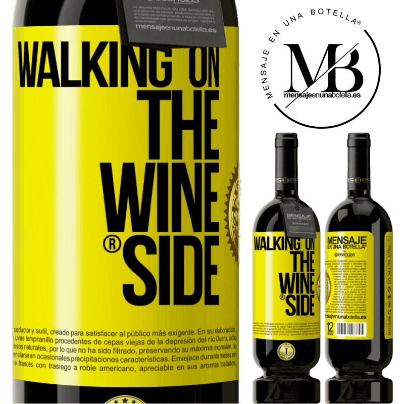 49,95 € Envoi gratuit | Vin rouge Édition Premium MBS® Réserve Walking on the Wine Side® Étiquette Jaune. Étiquette personnalisable Réserve 12 Mois Récolte 2014 Tempranillo