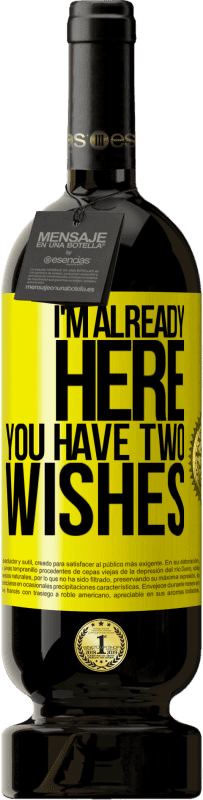 49,95 € | Красное вино Premium Edition MBS® Бронировать Я здесь У вас есть два желания Желтая этикетка. Настраиваемая этикетка Бронировать 12 Месяцы Урожай 2016 Tempranillo
