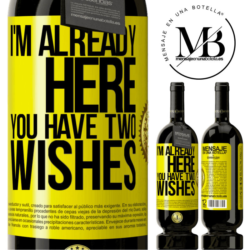 39,95 € | Red Wine Premium Edition MBS® Reserva I'm already here. You have two wishes Yellow Label. Customizable label Reserva 12 Months Harvest 2014 Tempranillo