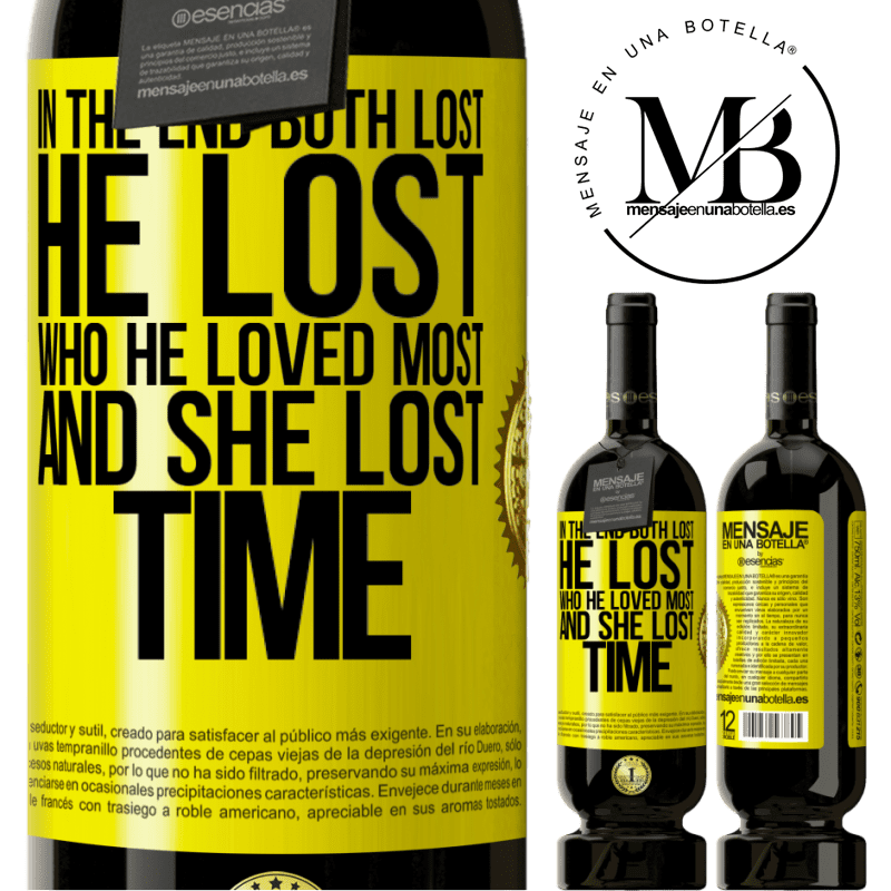 49,95 € Free Shipping | Red Wine Premium Edition MBS® Reserve In the end, both lost. He lost who he loved most, and she lost time Yellow Label. Customizable label Reserve 12 Months Harvest 2014 Tempranillo