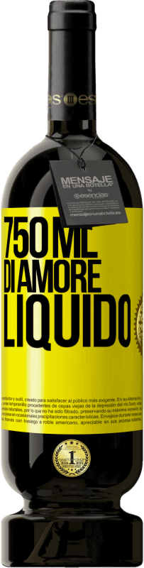49,95 € | Vino rosso Edizione Premium MBS® Riserva 750 ml di amore liquido Etichetta Gialla. Etichetta personalizzabile Riserva 12 Mesi Raccogliere 2016 Tempranillo