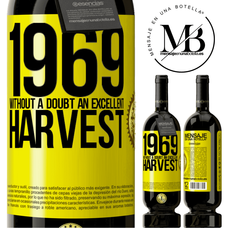 29,95 € Free Shipping | Red Wine Premium Edition MBS® Reserva 1969. Without a doubt, an excellent harvest Yellow Label. Customizable label Reserva 12 Months Harvest 2014 Tempranillo