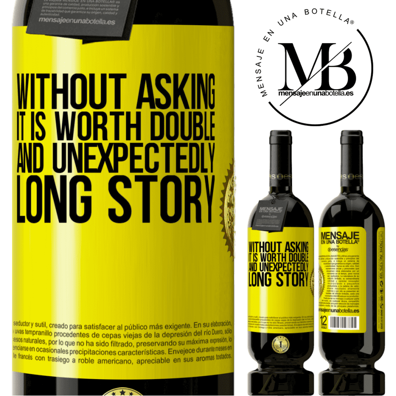 29,95 € Free Shipping | Red Wine Premium Edition MBS® Reserva Without asking it is worth double. And unexpectedly, long story Yellow Label. Customizable label Reserva 12 Months Harvest 2014 Tempranillo