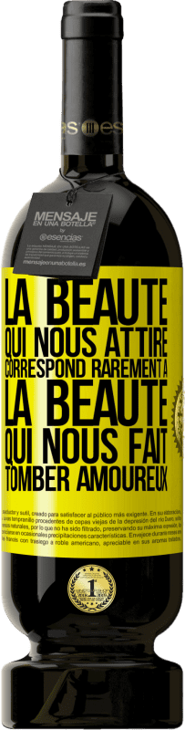 49,95 € | Vin rouge Édition Premium MBS® Réserve La beauté qui nous attire correspond rarement à la beauté qui nous fait tomber amoureux Étiquette Jaune. Étiquette personnalisable Réserve 12 Mois Récolte 2016 Tempranillo