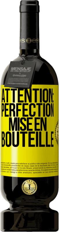 49,95 € | Vin rouge Édition Premium MBS® Réserve Attention: perfection mise en bouteille Étiquette Jaune. Étiquette personnalisable Réserve 12 Mois Récolte 2014 Tempranillo
