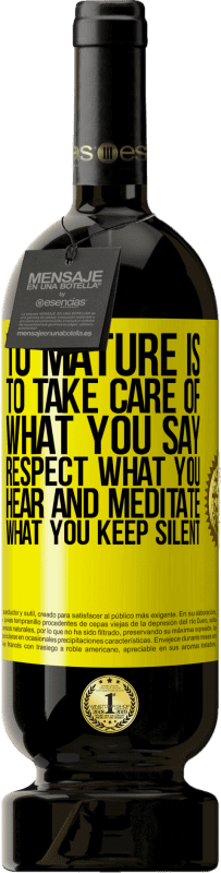 «成熟就是照顾自己所说的话，尊重听到的声音并沉思保持沉默的声音» 高级版 MBS® 预订