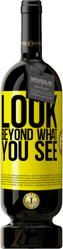 49,95 € 免费送货 | 红酒 高级版 MBS® 预订 超越所见 黄色标签. 可自定义的标签 预订 12 个月 收成 2016 Tempranillo