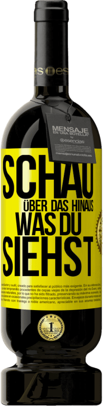 Kostenloser Versand | Rotwein Premium Ausgabe MBS® Reserve Schau über das hinaus, was du siehst Gelbes Etikett. Anpassbares Etikett Reserve 12 Monate Ernte 2014 Tempranillo