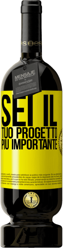 49,95 € Spedizione Gratuita | Vino rosso Edizione Premium MBS® Riserva Sei il tuo progetto più importante Etichetta Gialla. Etichetta personalizzabile Riserva 12 Mesi Raccogliere 2016 Tempranillo