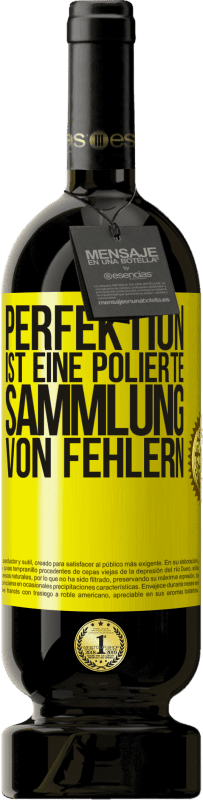 49,95 € Kostenloser Versand | Rotwein Premium Ausgabe MBS® Reserve Perfektion ist eine polierte Sammlung von Fehlern Gelbes Etikett. Anpassbares Etikett Reserve 12 Monate Ernte 2014 Tempranillo