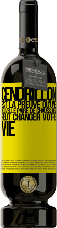 49,95 € | Vin rouge Édition Premium MBS® Réserve Cendrillon est la preuve qu'une nouvelle paire de chaussures peut changer votre vie Étiquette Jaune. Étiquette personnalisable Réserve 12 Mois Récolte 2015 Tempranillo