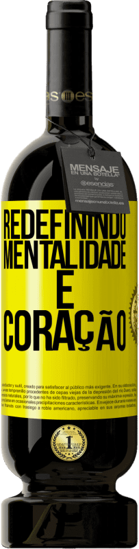 49,95 € | Vinho tinto Edição Premium MBS® Reserva Redefinindo mentalidade e coração Etiqueta Amarela. Etiqueta personalizável Reserva 12 Meses Colheita 2016 Tempranillo