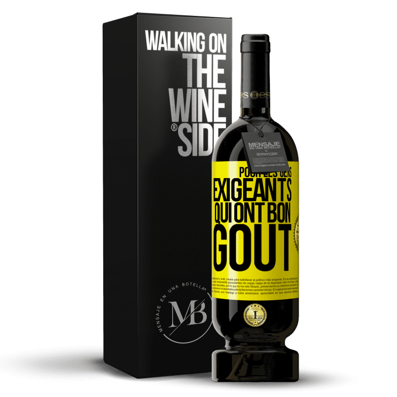 49,95 € Envoi gratuit | Vin rouge Édition Premium MBS® Réserve Pour les gens exigeants qui ont bon goût Étiquette Jaune. Étiquette personnalisable Réserve 12 Mois Récolte 2015 Tempranillo