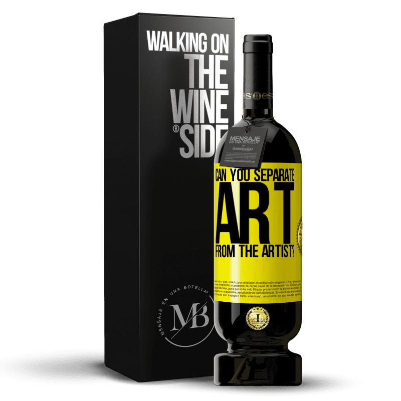 49,95 € Free Shipping | Red Wine Premium Edition MBS® Reserve can you separate art from the artist? Yellow Label. Customizable label Reserve 12 Months Harvest 2014 Tempranillo