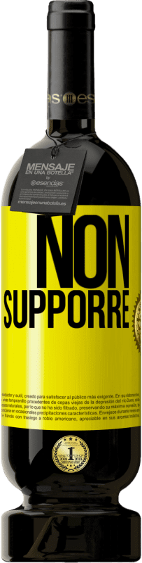 49,95 € Spedizione Gratuita | Vino rosso Edizione Premium MBS® Riserva Non supporre Etichetta Gialla. Etichetta personalizzabile Riserva 12 Mesi Raccogliere 2016 Tempranillo
