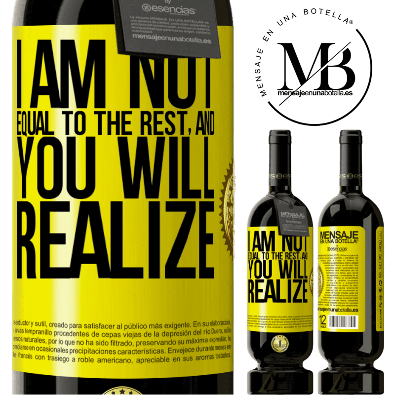 29,95 € Free Shipping | Red Wine Premium Edition MBS® Reserva I am not equal to the rest, and you will realize Yellow Label. Customizable label Reserva 12 Months Harvest 2014 Tempranillo