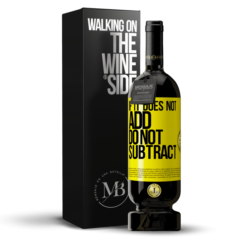 49,95 € Free Shipping | Red Wine Premium Edition MBS® Reserve If it does not add, do not subtract Yellow Label. Customizable label Reserve 12 Months Harvest 2014 Tempranillo