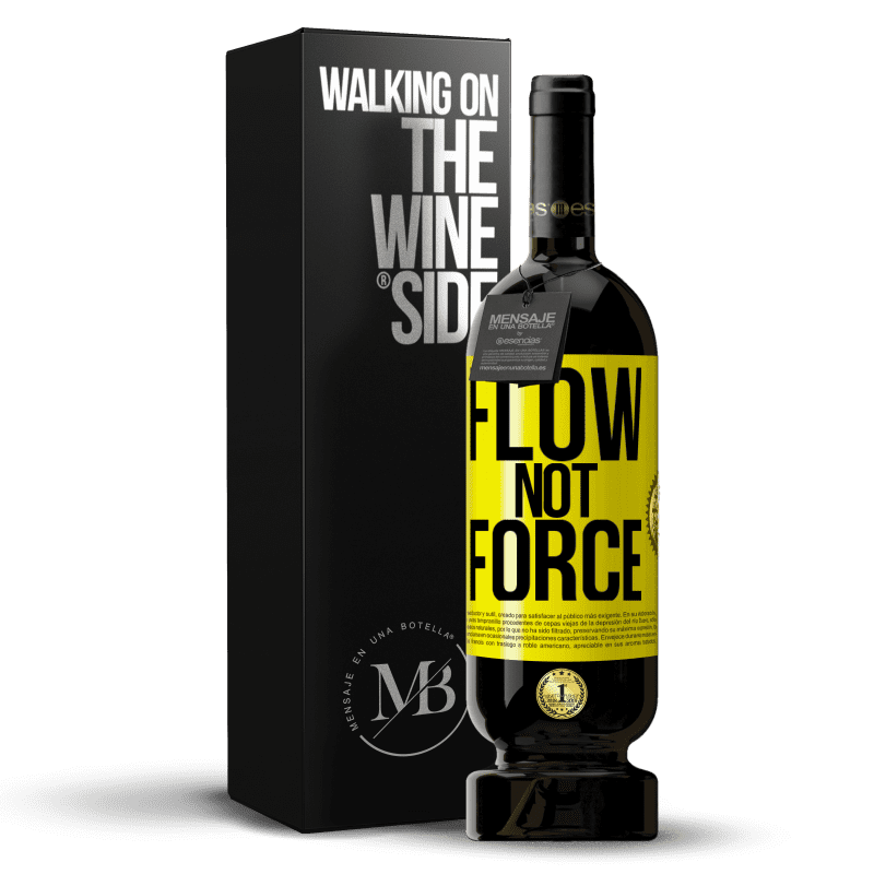 49,95 € Free Shipping | Red Wine Premium Edition MBS® Reserve Flow, not force Yellow Label. Customizable label Reserve 12 Months Harvest 2016 Tempranillo
