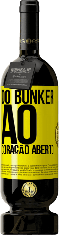 Envio grátis | Vinho tinto Edição Premium MBS® Reserva Do bunker ao coração aberto Etiqueta Amarela. Etiqueta personalizável Reserva 12 Meses Colheita 2016 Tempranillo