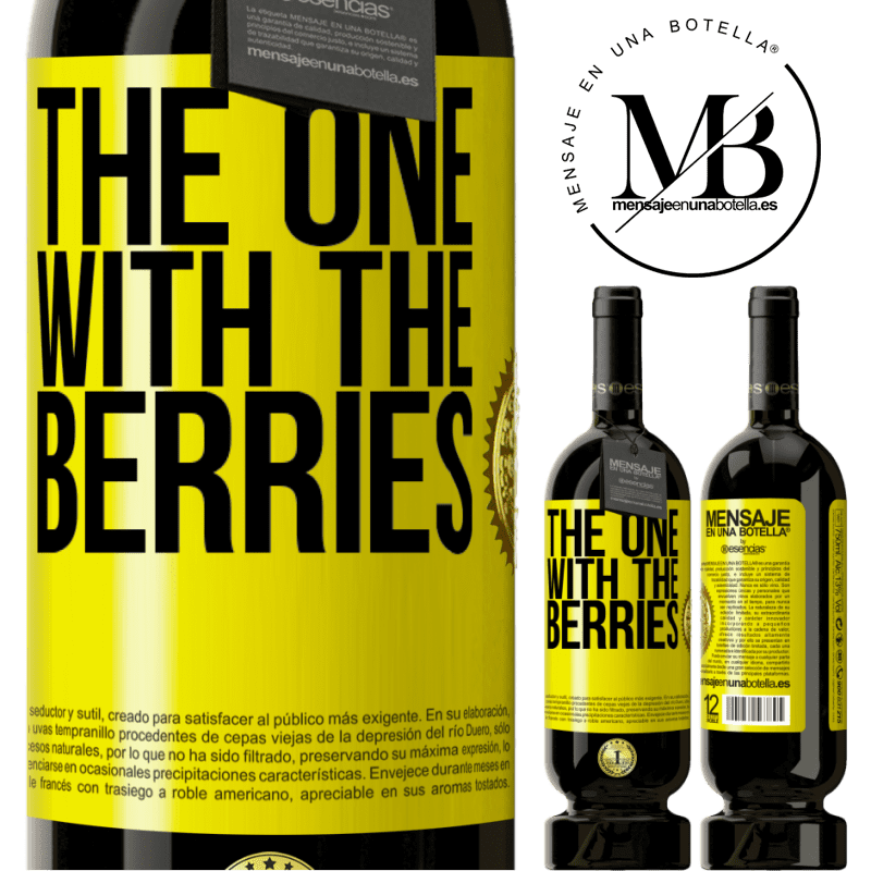 29,95 € Free Shipping | Red Wine Premium Edition MBS® Reserva The one with the berries Yellow Label. Customizable label Reserva 12 Months Harvest 2014 Tempranillo
