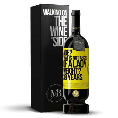 «年齢？それは女性に求められていません。重さ？ 38歳» プレミアム版 MBS® 予約する