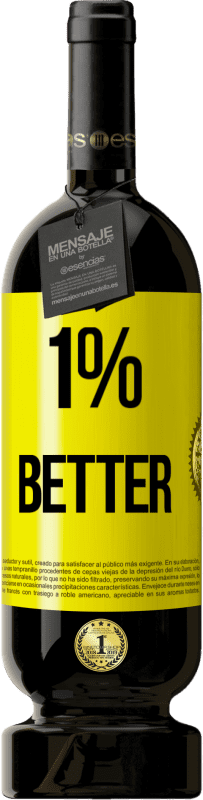 49,95 € | Vino Tinto Edición Premium MBS® Reserva 1% Better Etiqueta Amarilla. Etiqueta personalizable Reserva 12 Meses Cosecha 2016 Tempranillo