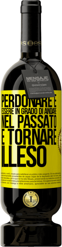 49,95 € | Vino rosso Edizione Premium MBS® Riserva Perdonare è essere in grado di andare nel passato e tornare illeso Etichetta Gialla. Etichetta personalizzabile Riserva 12 Mesi Raccogliere 2014 Tempranillo