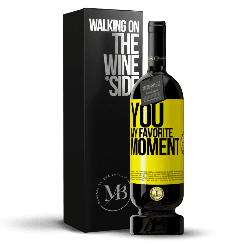 49,95 € Free Shipping | Red Wine Premium Edition MBS® Reserve You. My favorite moment Yellow Label. Customizable label Reserve 12 Months Harvest 2014 Tempranillo