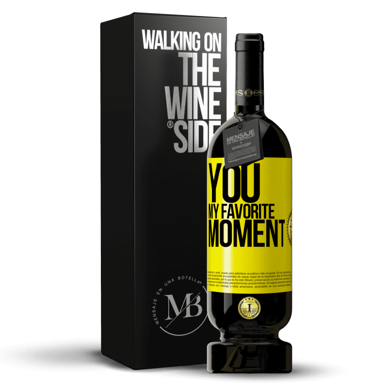 49,95 € Free Shipping | Red Wine Premium Edition MBS® Reserve You. My favorite moment Yellow Label. Customizable label Reserve 12 Months Harvest 2015 Tempranillo