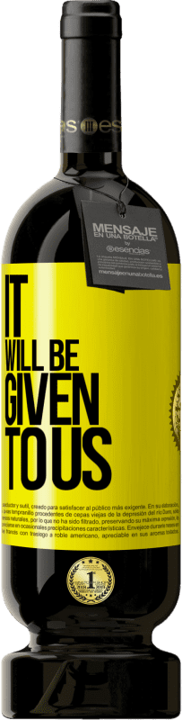 49,95 € 送料無料 | 赤ワイン プレミアム版 MBS® 予約する それは私たちに与えられます 黄色のラベル. カスタマイズ可能なラベル 予約する 12 月 収穫 2016 Tempranillo