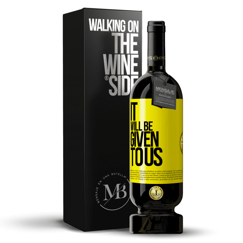 49,95 € Free Shipping | Red Wine Premium Edition MBS® Reserve It will be given to us Yellow Label. Customizable label Reserve 12 Months Harvest 2014 Tempranillo