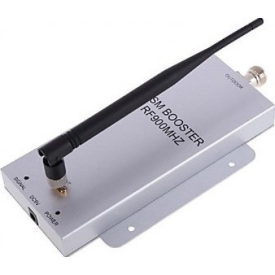 Mini cell phone signal booster. Repeater and antenna kit
