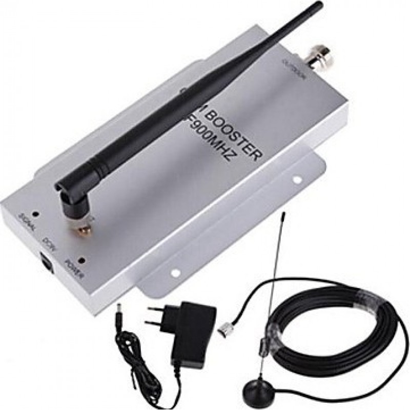 Signal Boosters Mini cell phone signal booster. Repeater and antenna kit GSM