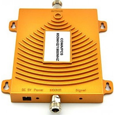 Amplificateur de signal bi-bande pour téléphone portable. Répéteur et kit d'alimentation