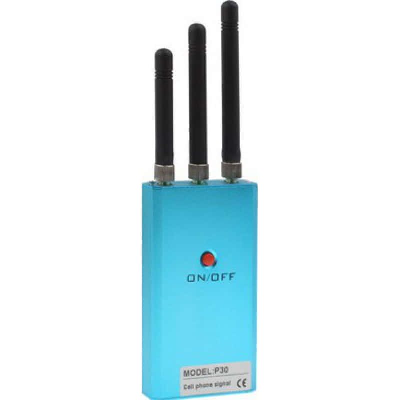 Bloqueurs de Téléphones Mobiles Mini bloqueur de signal portable. Couleur verte GSM Portable 10m