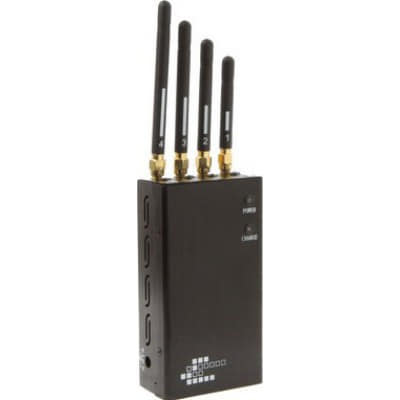 129,95 € Free Shipping | Cell Phone Jammers Portable signal blocker. Black color GSM Portable 20m