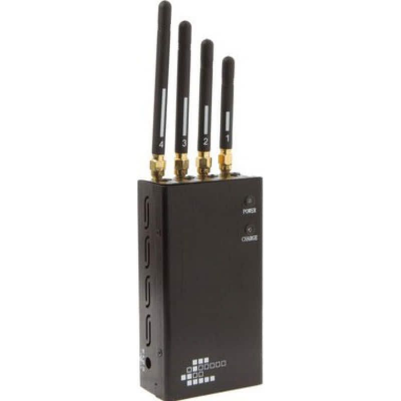81,95 € Free Shipping | Cell Phone Jammers Portable signal blocker. Black color GSM Portable 20m
