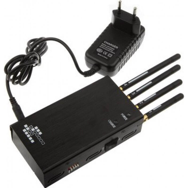 81,95 € Free Shipping | Cell Phone Jammers Portable signal blocker. Black color GSM Portable 20m