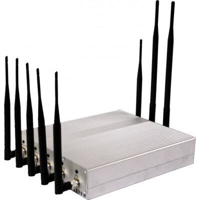 Bloqueadores de Teléfono Móvil Sensible 8 antenas. Bloqueador de señal VHF