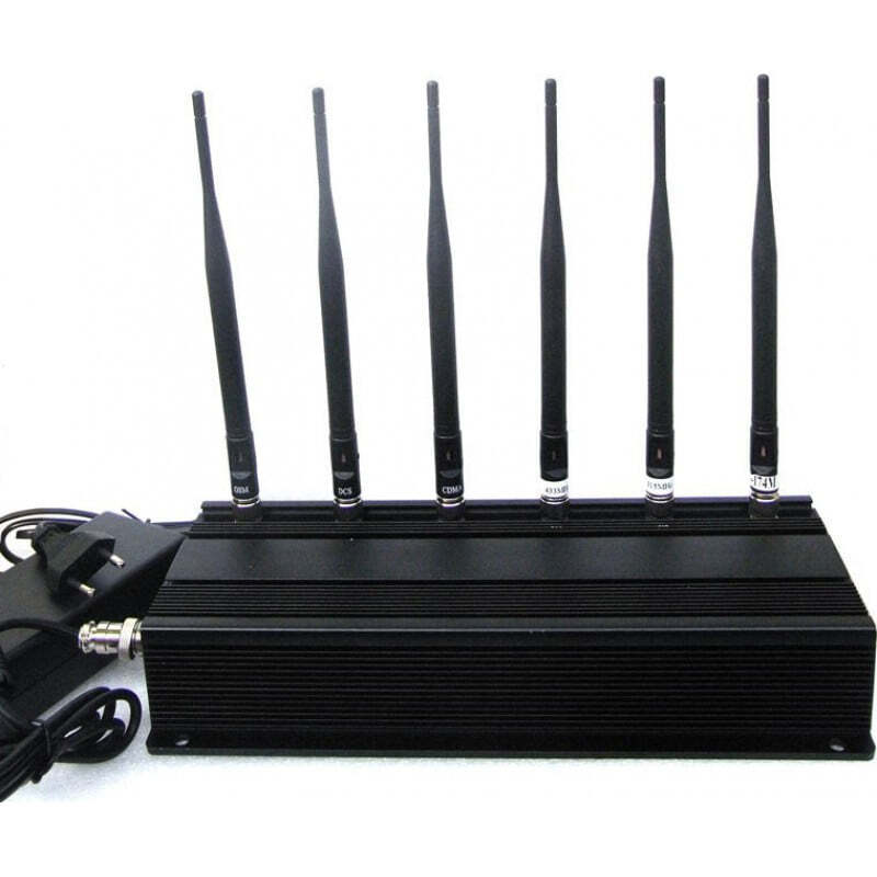 259,95 € Free Shipping | Cell Phone Jammers 6 Antennas signal blocker 315MHz