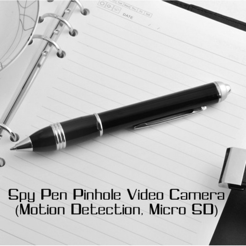 Pen Hidden Cameras High quality spy pen. Pinhole video camera. TF Card 2 Gb